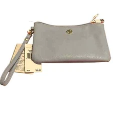 Adrienne Vittadini Charging Wallet Blue Pebble