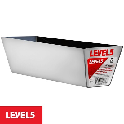 Spachtelkasten LEVEL5 Schlammpfanne rostfreier Stahl Größe auswählen 5-332/4/6
