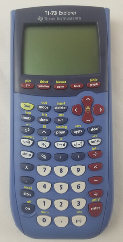 Texas Instruments TI-73 Explorer calcolatrice grafica copertura diapositiva mancante - Foto 2 di 4