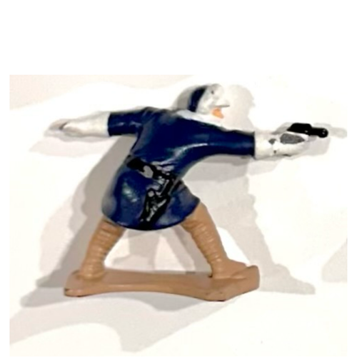 Han Solo Firing in Hoth - Star Wars Vintage 1982 Die Cast Micro Figure - Picture 2 of 2