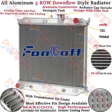 3 Row Radiator for 2004-2012 2010 Chevy Colorado GMC Canyon 2.8L 2.9L 3.5L 3.7L