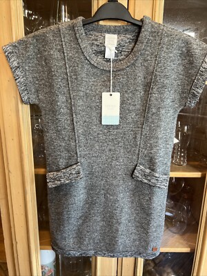 Carrement Beau 10/12 (fits Like 7/8) Girls Fleece Dress Creation Francaise NWT