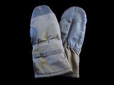GERMAN MILITARY LINED MITTENS ARMY COLD WEATHER LEATHER PALMS SURPLUS