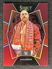 2022 Panini Select WWE Zack Gibson Premier Level #164 Maroon Prizm 140 /149  NXT