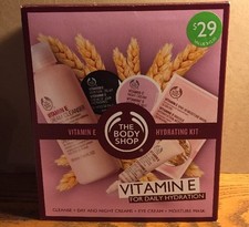 The Body Shop Vitamin E Hydrating Kit For Daily Hydration Creams  Mask New