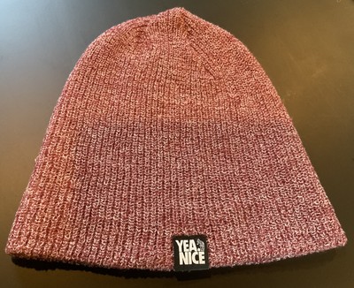 Yea. Nice Knit Maroon White Tweed 