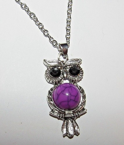 Huge choice OWL pendants necklaces lots of crystal detail new gift idea fast UK - Picture 46 of 58