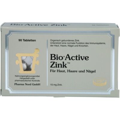 BIO ACTIVE Zink Tabletten 90 St PZN14288447