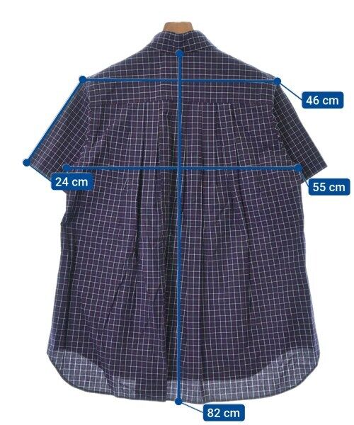 FUMITO GANRYU Casual Shirt NavyxRedxWhite(Check Pattern FUMITO GANRYU Casual Shirt NavyxRedxWhite(Check Pattern
