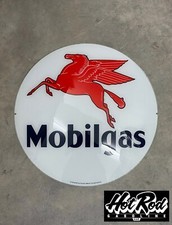 MOBIL Mobilgas Reproduction 13.5" Gas Pump Globe Face / Lens