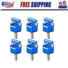 6x Aluminum Hard Top Quick Removal Fastener Thumb Screw For Jeep Wrangler Jk Jl 6x Aluminum Hard Top Quick Removal Fastener Thumb Screw For Jeep Wrangler Jk Jl
