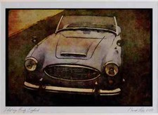 1960 AUSTIN-HEALEY 3000 MK1 447097  Ltd Ed A3 Watercolour Print