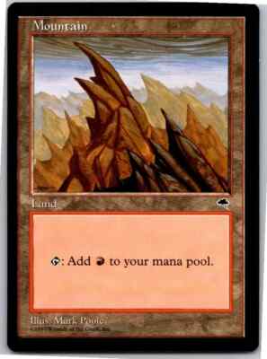 Mountain (Left) Tempest Moderate Play MTG Magic DNA GAMES