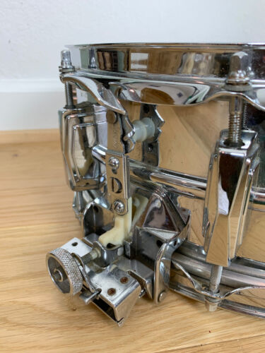 LUDWIG Super Sensitive Snare Drum Blue Olive Badge 80er Vintage 410 - sehr gepflegt! USA - Bild 3 von 15