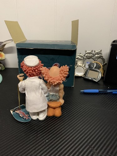 Estatuilla de payaso Slapstix 1997 vintage de enfermera de arte fundido con caja - Imagen 3 de 8