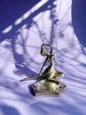 Dancing Lady Ashtray, Pin-up Girl, Vintage Table Decor Art Deco Hollywood