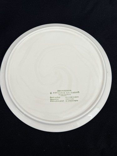 Piatto uovo deviato ceramica italiana uccellino Giovani Valdarno Bluebird - Foto 5 di 8