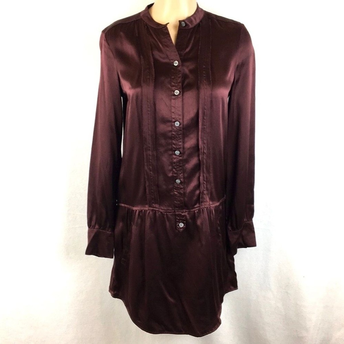 banana republic brown silk dress BANANA REPUBLIC Tan Brown Snakeskin Print Silk Faux Dress Size 14   koalaandkween