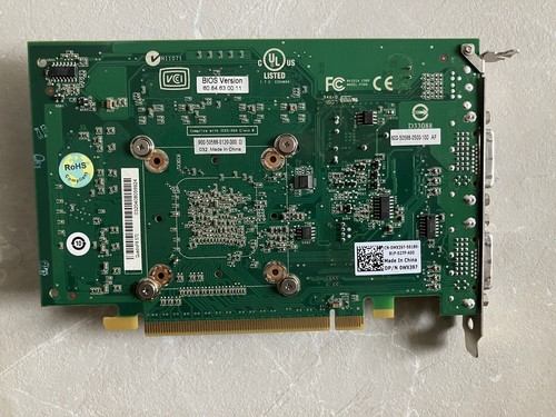 Scheda Video NVIDIA QUADRO FX 570 256MB 0WX397 2 Porte DVI. - Foto 2 di 3