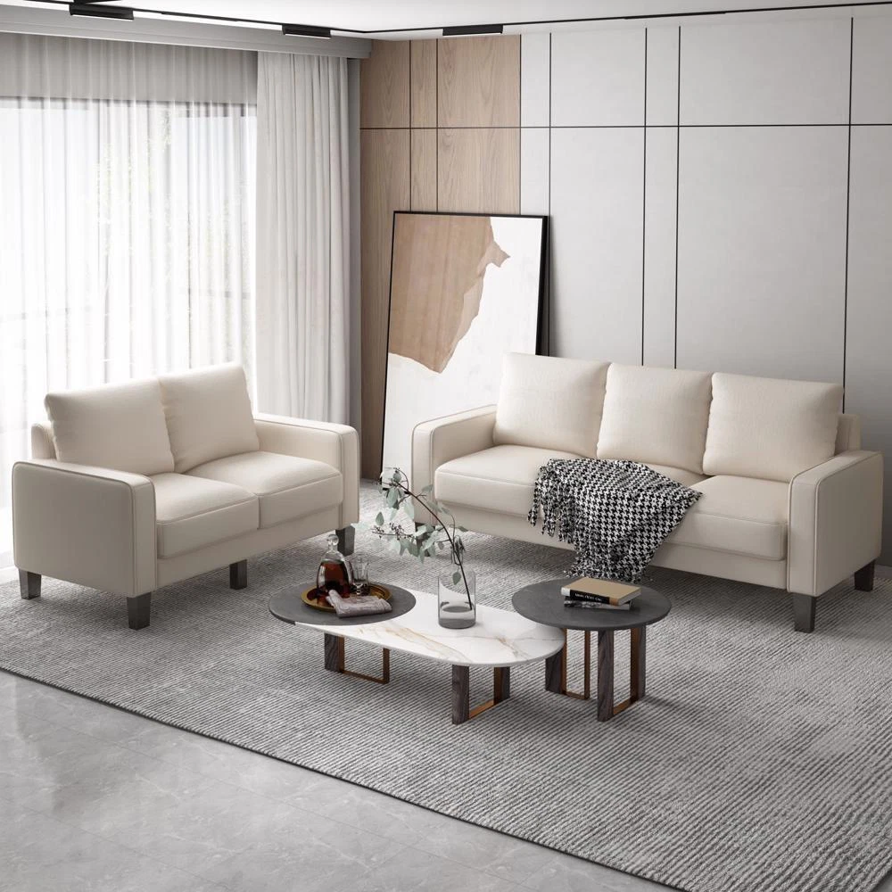 Beige small sale couch
