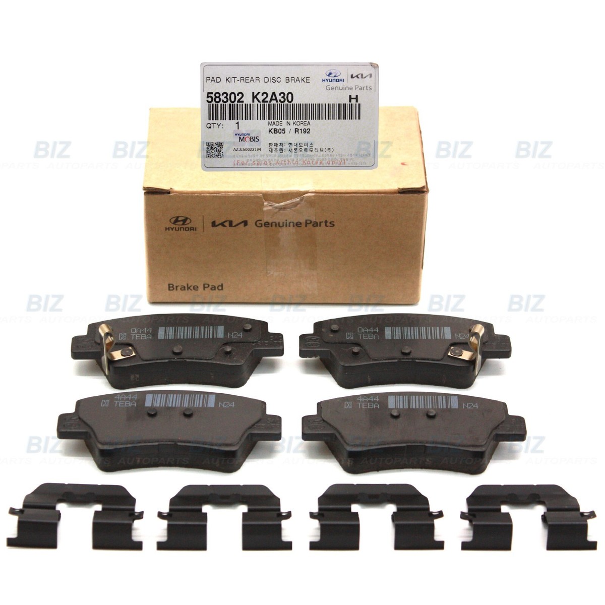 Genuine Rear Disc Brake Pad Set for 2020-2025 Hyundai Venue OE