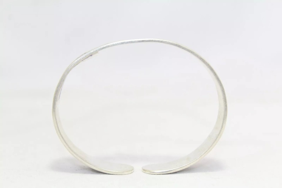 Bangle Bracelet Kada 925 Sterling Silver Hand Engraved Enamel Unisex ...