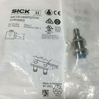 New Sick IME18-08BPSZC0K IME1808BPSZC0K 1040965 Proximity Switch