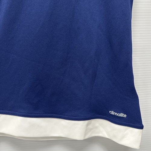 Adidas soccer jersey Youth Navy blue white stripes Estro 15 sizes Small, XL NWTs - Picture 7 of 13