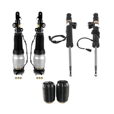 4Pcs Shocks Struts + 2Pcs Air Spring Bags For Hyundai Equus 2011-2016 Rear Front
