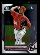 2022 Bowman #BCP-70 Andry Lara 1st Chrome Prospects Washington Nationals