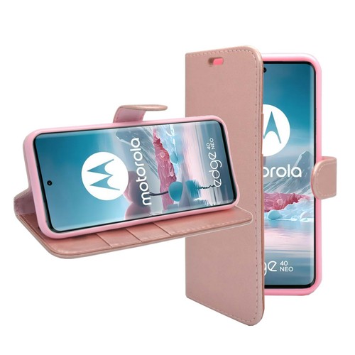 For Motorola edge 40 Neo Case Wallet Flip PU Leather Stand Card Slot Pouch Cover - 第 44/48 張圖片