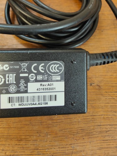 Genuine HP HSTNN-LA40 PA-1450-36HE 45W Power Adapter 3 Pin UK Plug Cable 19.5V - Afbeelding 23 van 24