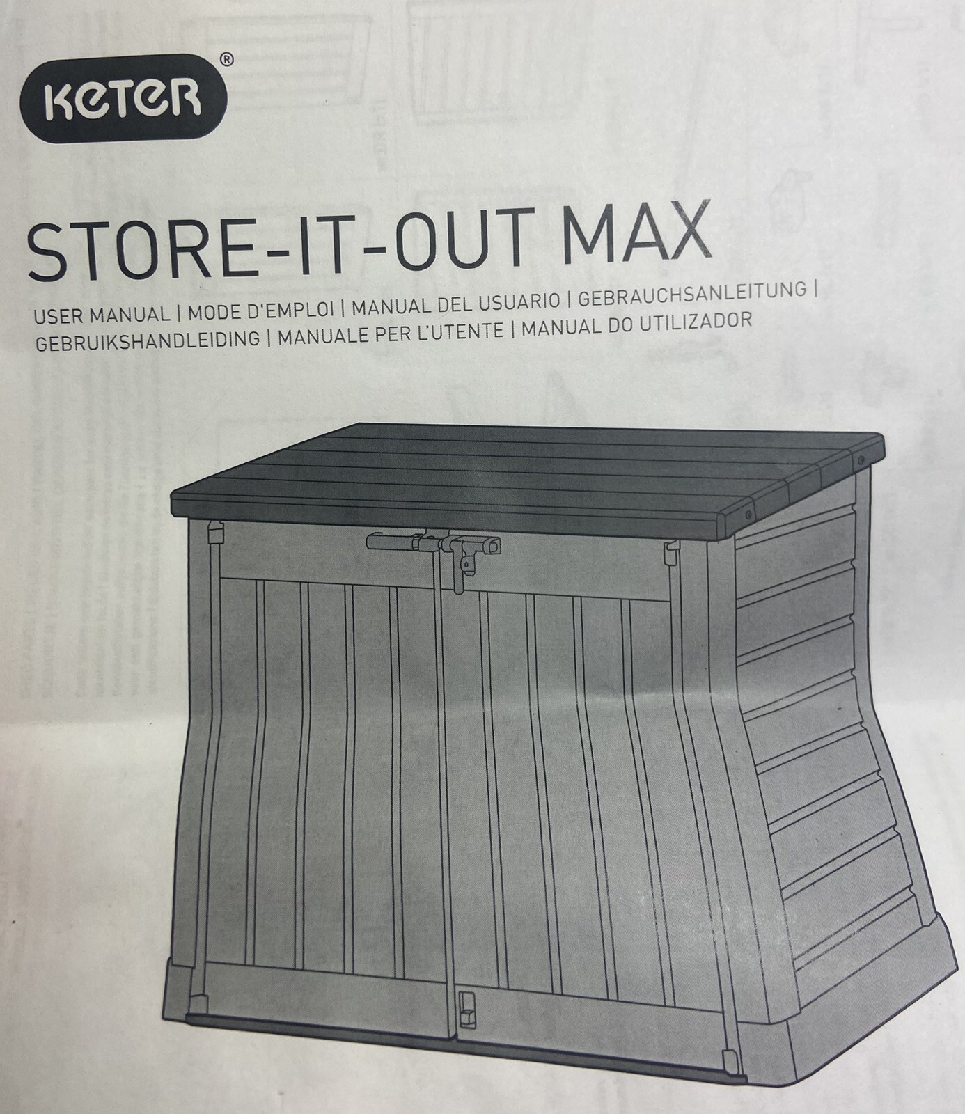 Keter Closure WLHR Spare Part HINGE Store-It-Out MAX ULTRA NEW replacement Right