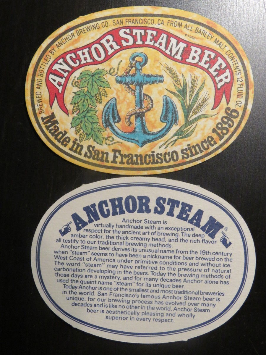 ANCIEN SOUS BOCK / BIERE / ANCRE / OLD BEER COASTER
