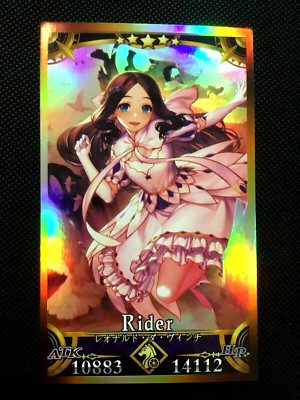 Leonardo Da Vinci  Fate/ Grand Order FGO Character Fan Card  