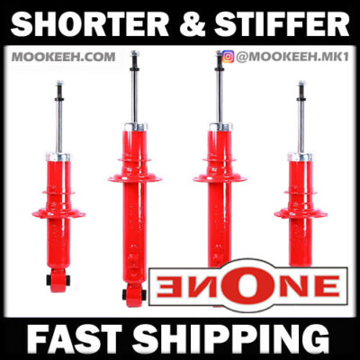 Mookeeh MK1 Stiff Shorter Shocks Struts For Lowered 90-97 Mazda Miata MX5 GS4041