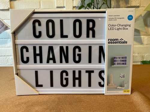DIY Color Changing Lightbox - NEW IN BOX! - Discontinued Target Room ...