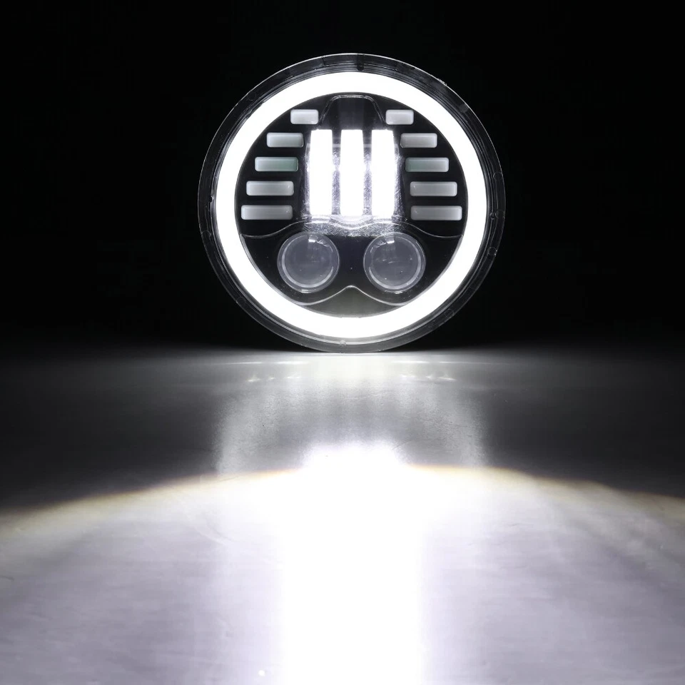 Светодиодная фара DOT 5-3/4 5,75 дюйма дальний/низкий уплотнительный луч для Yamaha V-Star XVS 650 950 1100 - Изображение 3 из 4