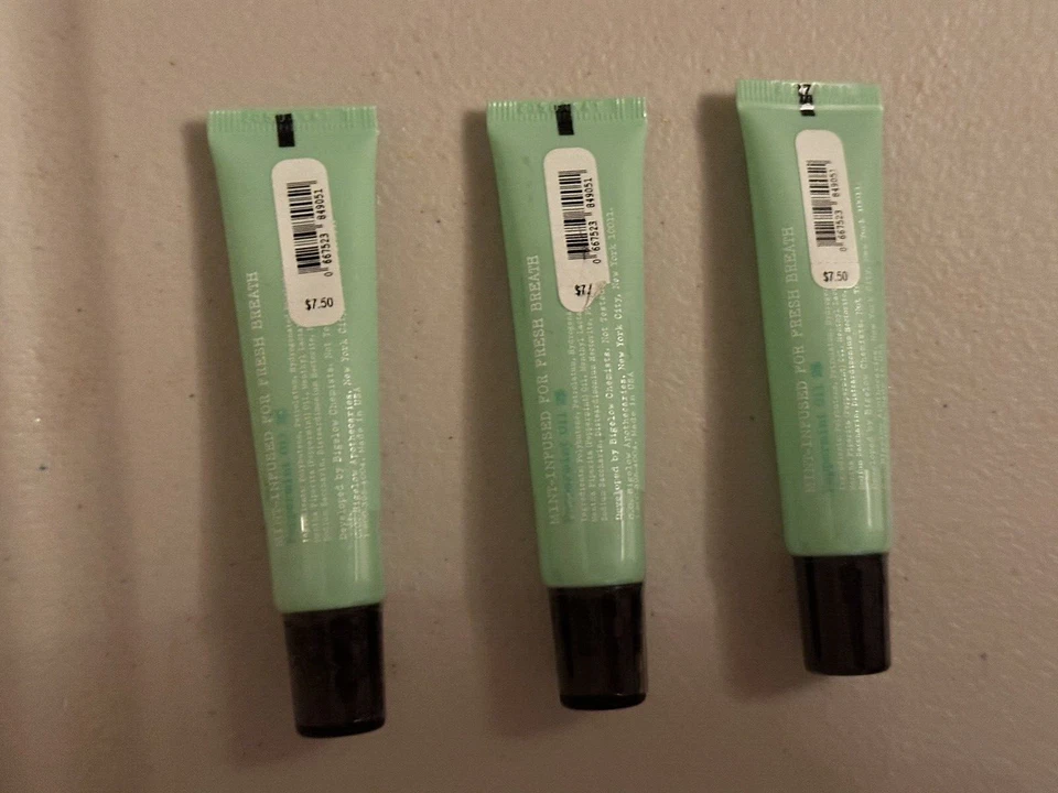 BATH & BODY WORKS MENTHA LIP SHINE MINT MENTHA TINT GLOSS NO 502 CO BIGELOW 3X - Image 2 of 4