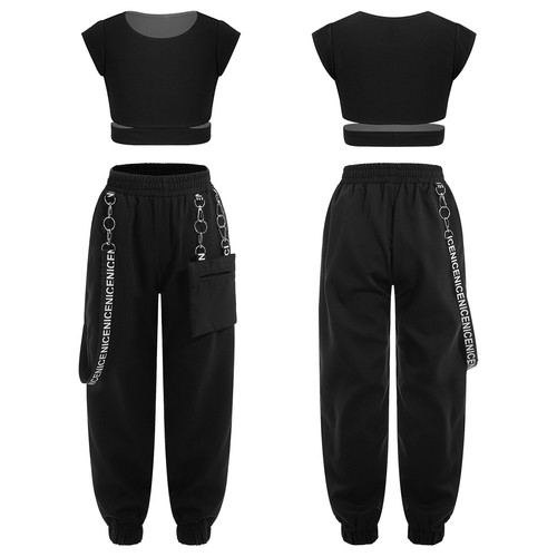 Sweatpants Jogging Dance Outfit Performance Tank Tops With Long Pants Athletic - Picture 7 of 37