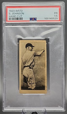 1923 W572 Syl Johnson Baseball Card Hand Cut Detroit Tigers PSA 1.5