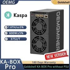 New Goldshell KA Box Pro Kaspa Miner 1.6TH/s 600W Home Mining  without PSU