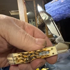 CASE XX USA 61749L   PEACHSEED AMBER BONE MINT