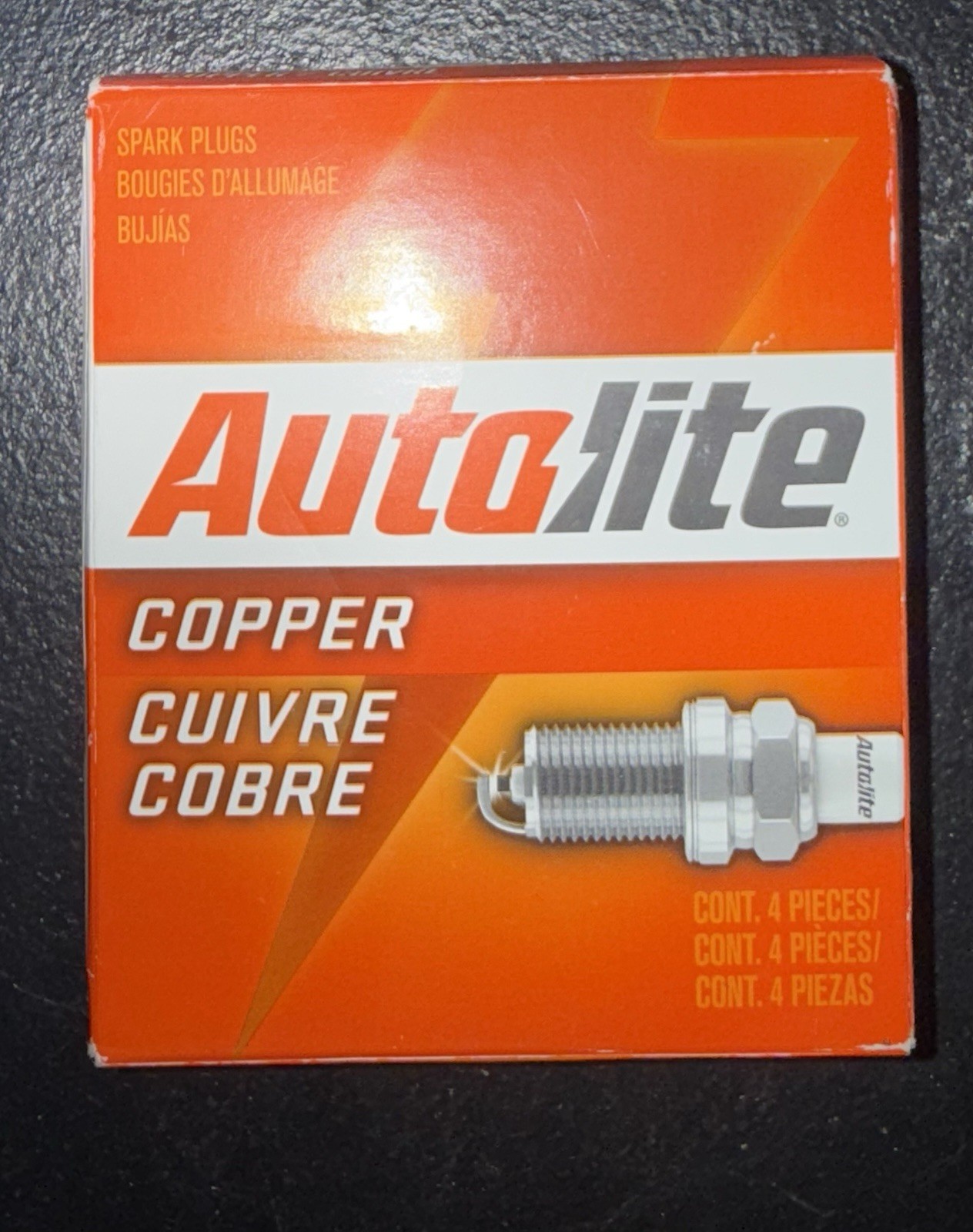 4-Pack AutoLite Copper Resistor Spark Plugs 3924