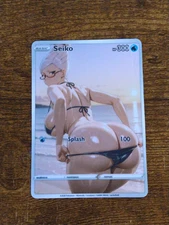 Beautiful Waifu Card - Seiko Beach- Goddess ACG Custom DIY Fan Art Card