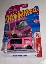 Hot Wheels Barbie Dream Camper Pink 21/250 Mattel Series 1/5 New Plus Bonus