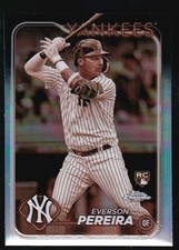 Everson Pereira 2024 Topps Chrome Sepia Refractor #238 RC NM/M