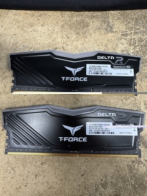 T-Force Delta RGB DDR4-3000 16GB 2X8GB DIMM DDR4 SDRAM Desktop RAM Tested
