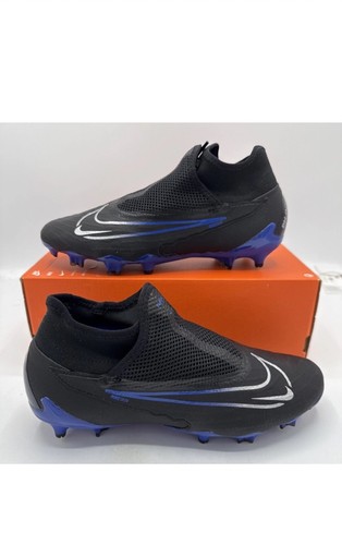 Sz 6.5 Men Nike Phantom GX Pro DF FG Black Chrome Royal DD9465-040 Soccer