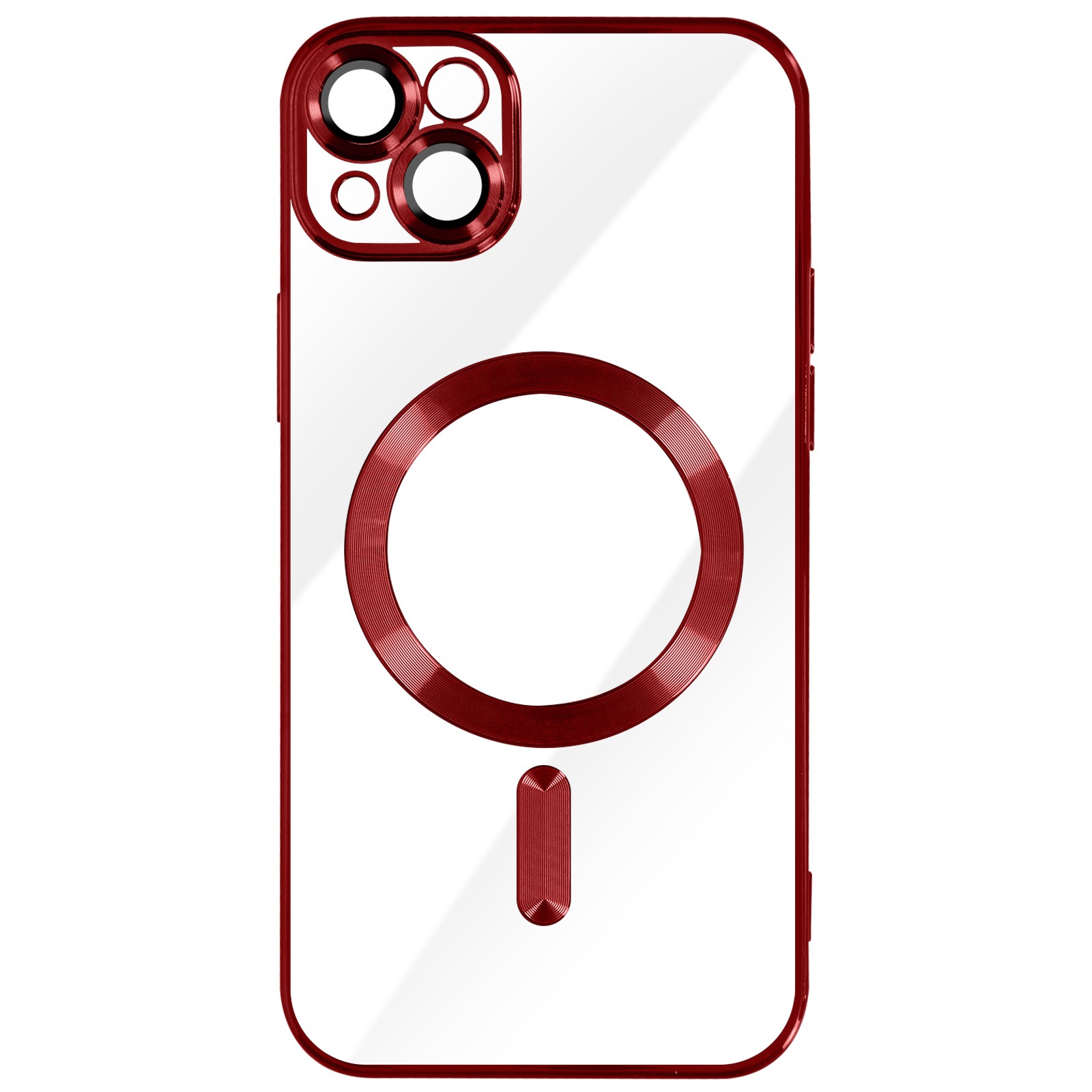 Coque iPhone 14 Plus mince rouge idéale pour éviter les rayures